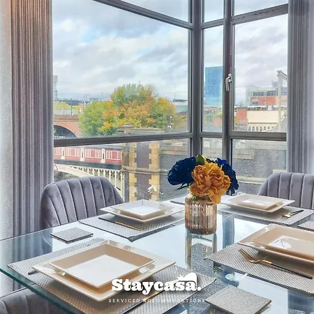 Luxury Deansgate Apt Canal View & Free Parking Manchester Exterior photo