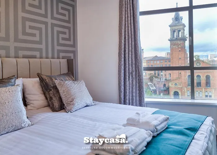 Luxury Deansgate Apt Canal View & Free Parking