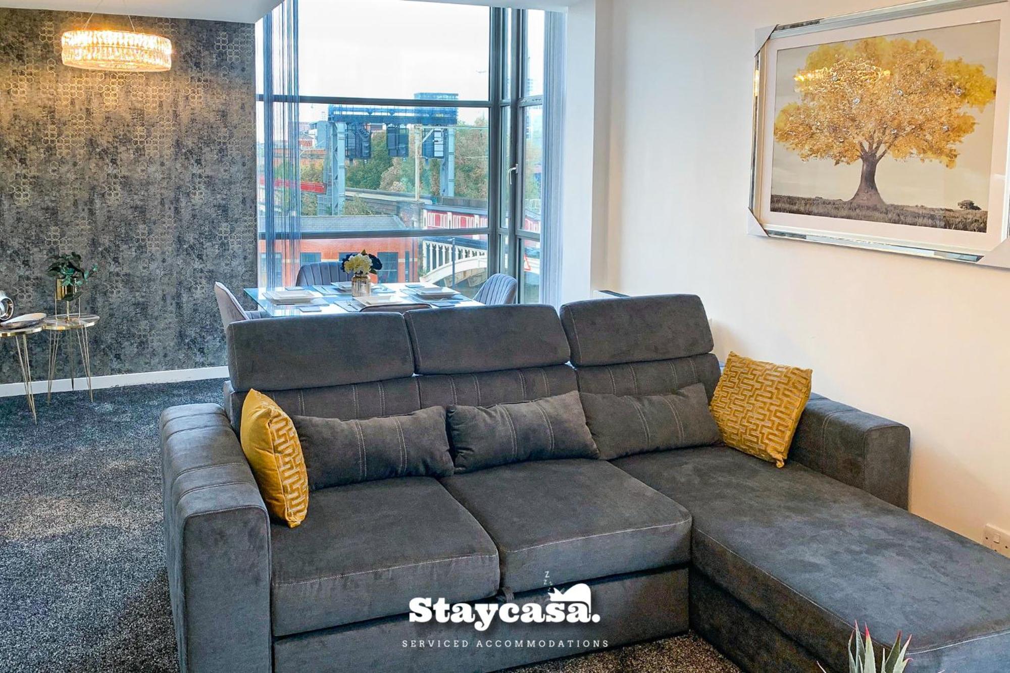 Luxury Deansgate Apt Canal View & Free Parking Apartamento