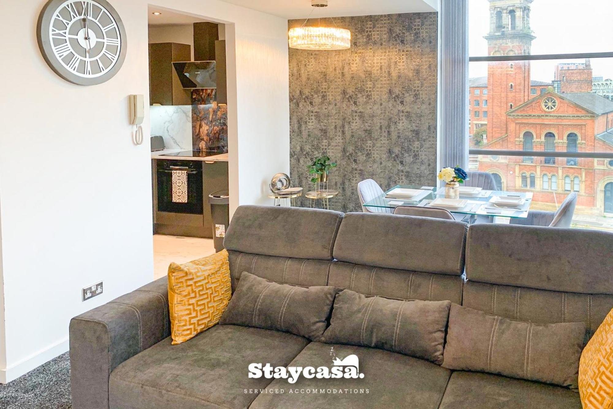 Luxury Deansgate Apt Canal View & Free Parking Apartamento *